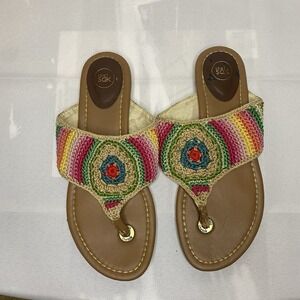 The Sak Crochet Sandal Slip On Boho Festival Beach Women's 7